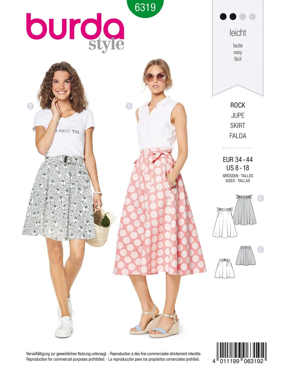 burda-style-schnittmuster-6319-damen-r-cke-gr-34-44-papierschnitt image 1