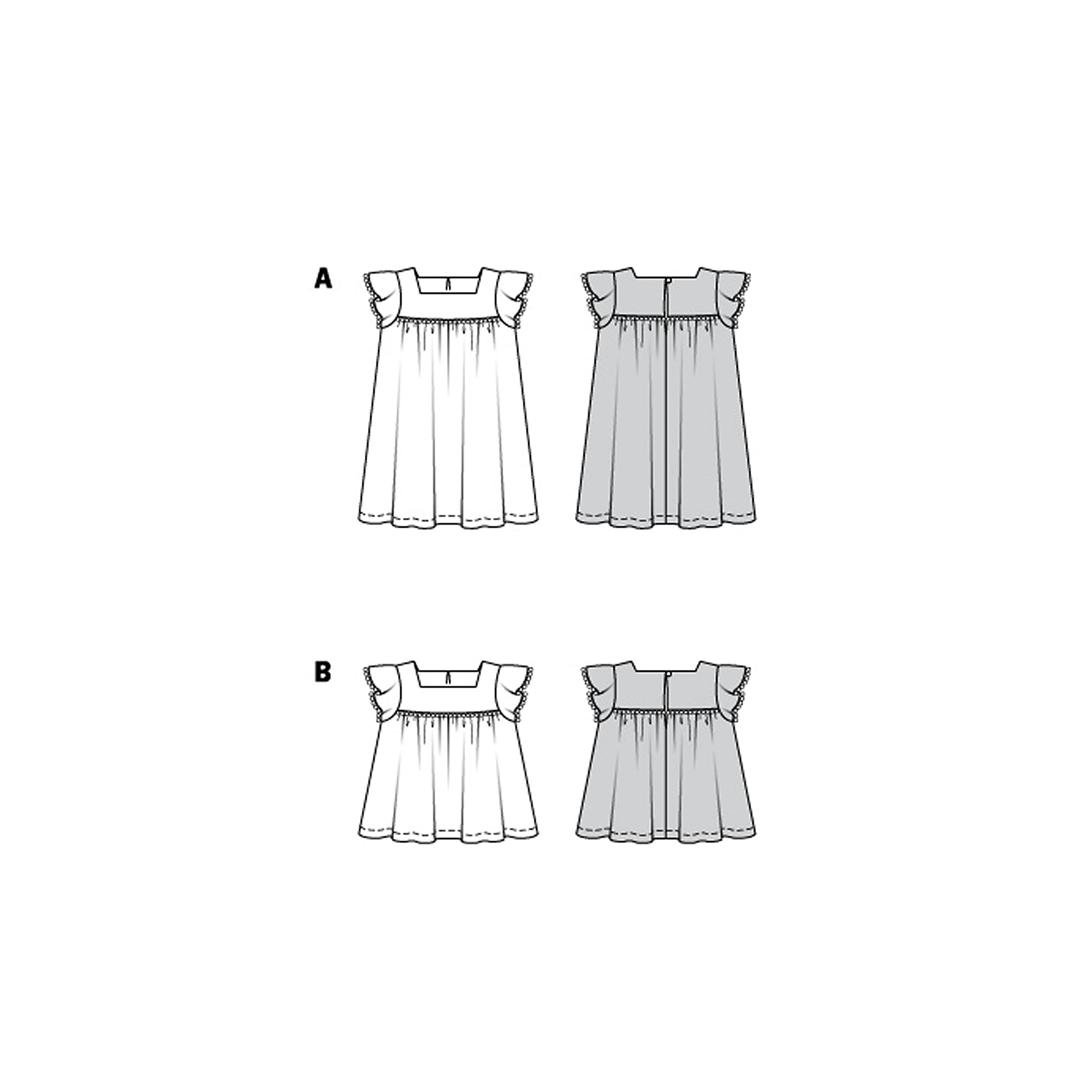 burda-style-9281-schnittmuster-kleid-und-top-kids-gr-104-146 image 4