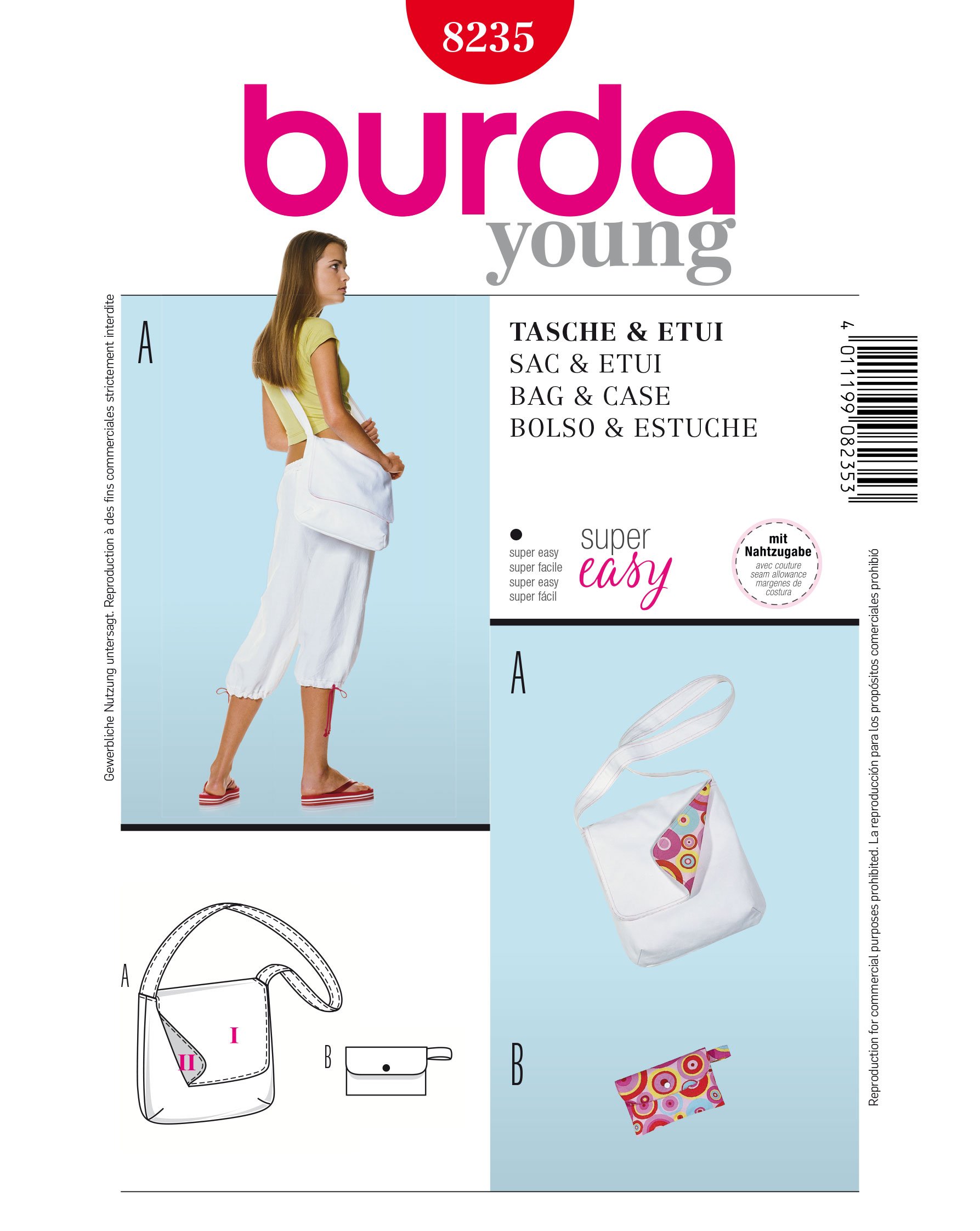 burda-style-schnittmuster-8235-umh-ngetasche-m-ppchen-one-size-super-easy image 1