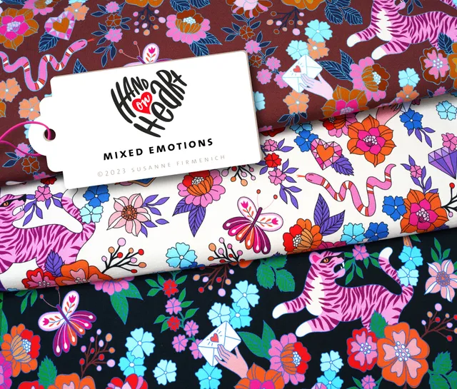albstoffe-hand-on-heart-mixed-emotions-double-gauze-musselin-meterware image 1