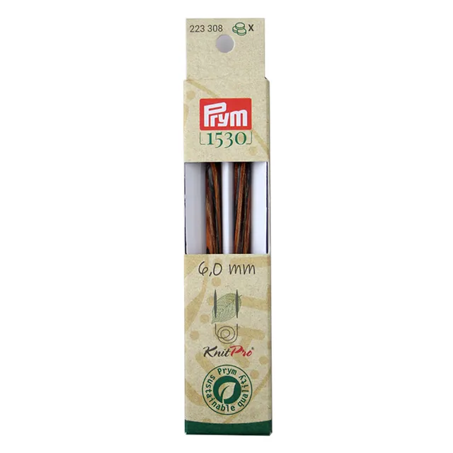 prym-natural-stricknadelspitzen-6-00-mm-12-8-cm-farbig-lasiert image 1