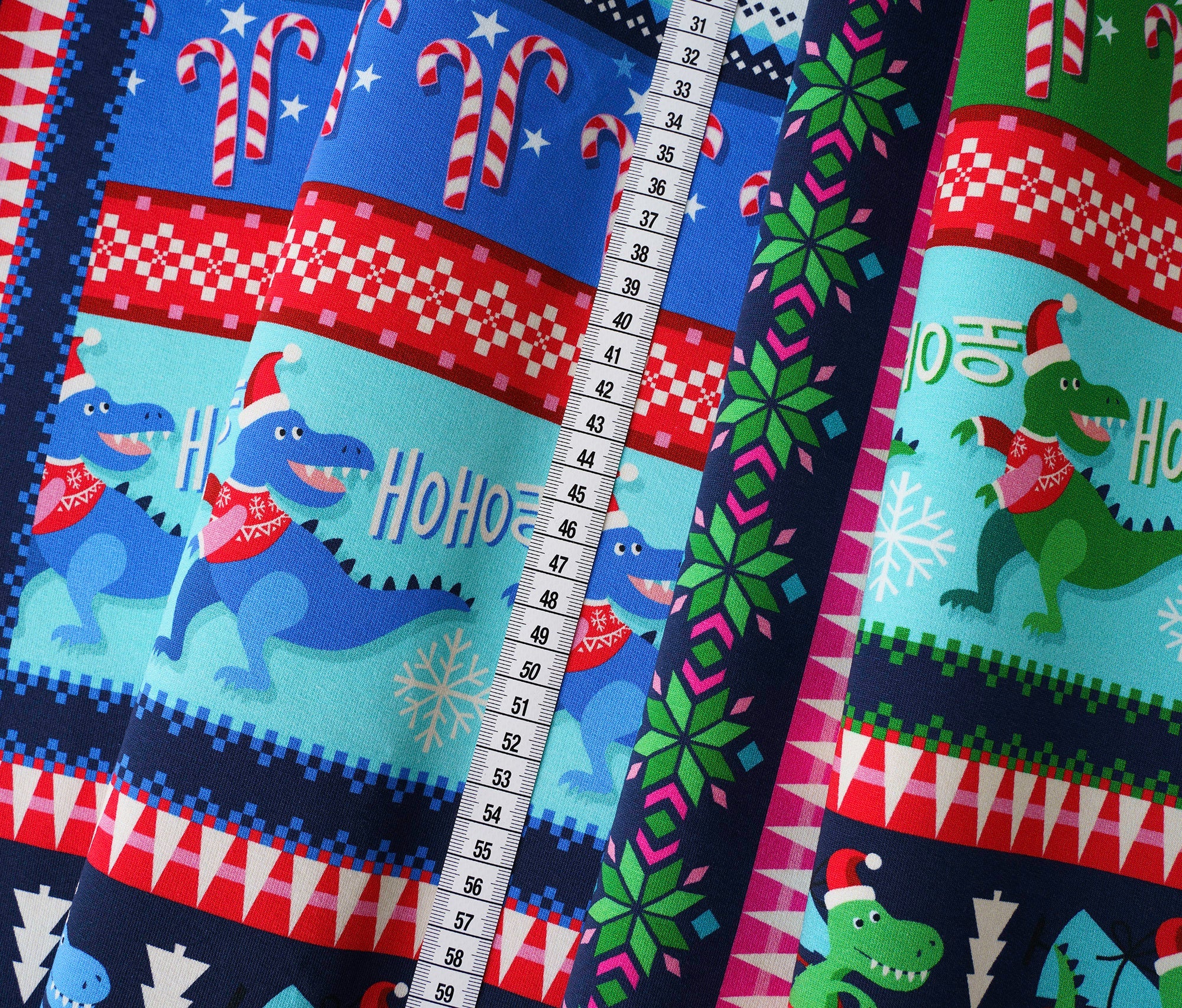 albstoffe-ugly-christmas-happy-rexmas-jersey-bio-gots image 3