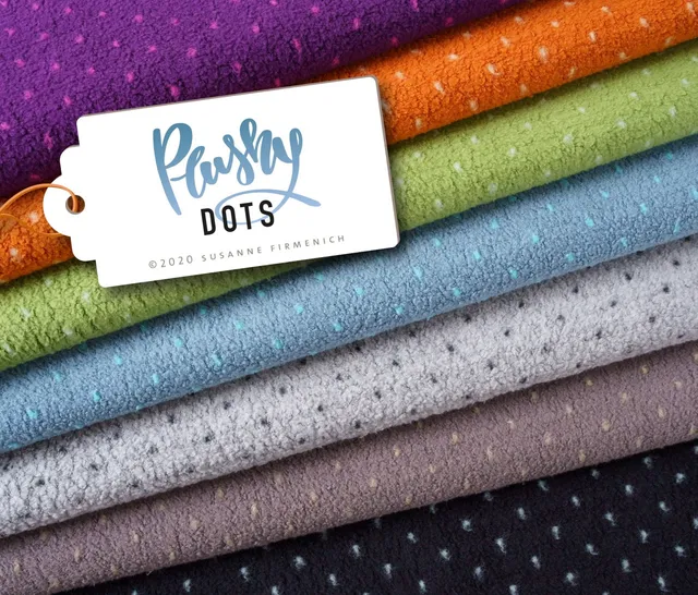 albstoffe-plushy-dots-teddy-pl-sch-bio-meterware image 1