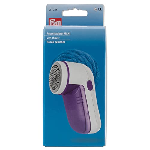 prym-maxi-fusselentferner-stoffrasierer-batteriebetrieben-lila-wei image 5