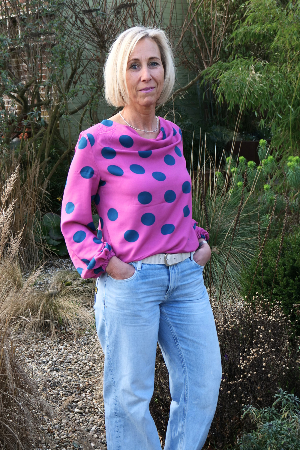 schnittmuster-berlin-besima-damen-wasserfallbluse-70er-gr-34-50 image 6