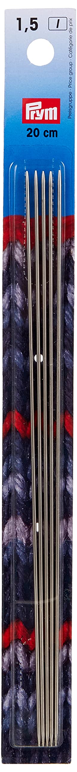 prym-strumpfstricknadeln-stahl-20-cm-1-50-mm-silber-5er-spiel image 2