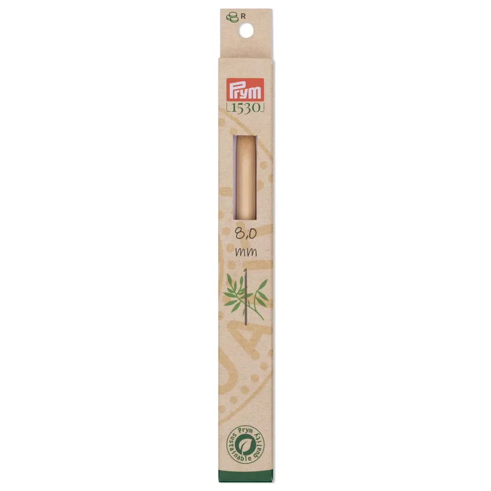 prym-197615-woll-h-kelnadel-bambus-15-cm-8-0-mm-natur image 1