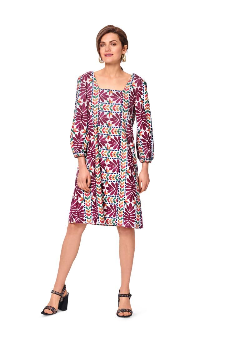 burda-style-schnittmuster-6014-sommerliche-tunikakleider-midi-mit-bindeband-dame image 7
