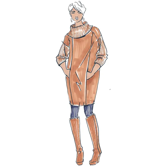 schnittmuster-berlin-longpulli-cemre-oversized-strickkleid-schnittmuster-gr-34-5 image 1