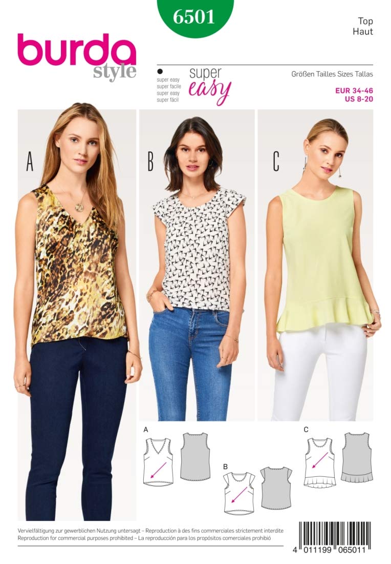 burda-style-b6501-damenoberteil-mit-volant-gr-34-46 image 3