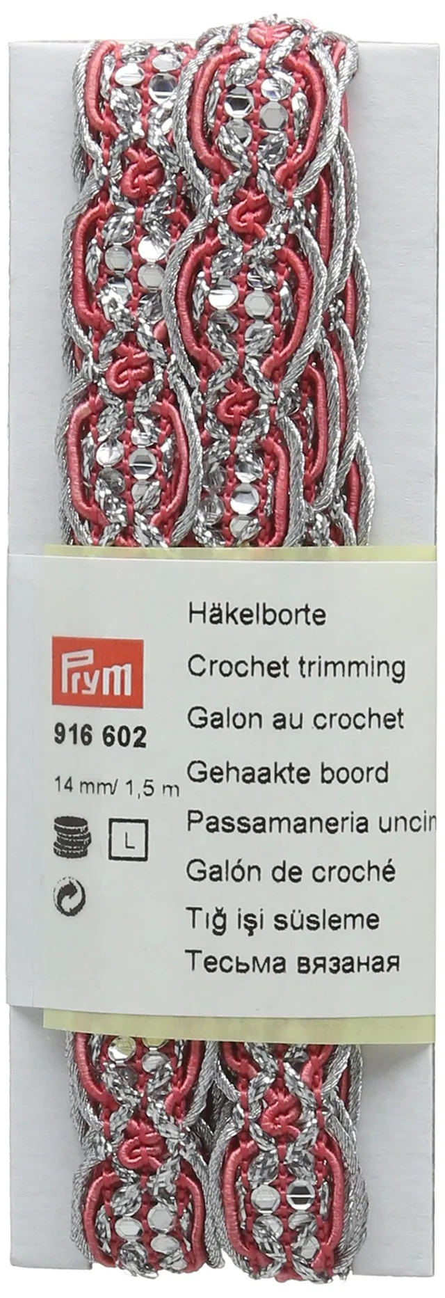 prym-h-kelborte-double-scalloped-edge-14-mm-1-5-m-koralle-metallic-silber image 1