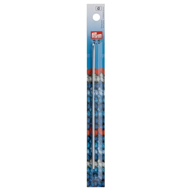 prym-wollh-kelnadel-aluminium-14-cm-2-50-mm-perlgrau image 1
