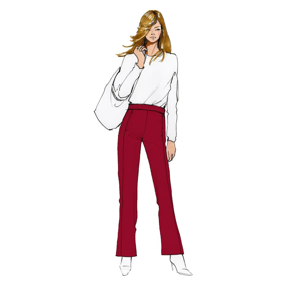 schnittmuster-berlin-marlenehose-jagna-papierschnittmuster-damen image 1