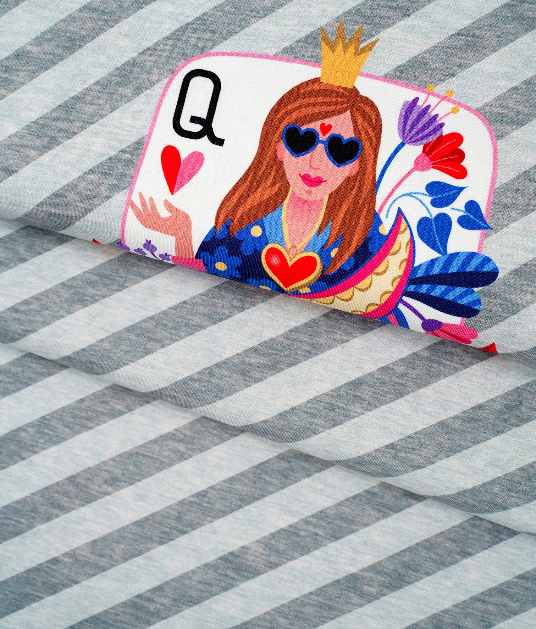 albstoffe-queen-of-hearts-royal-stripes-bio-sweat-meterware image 4