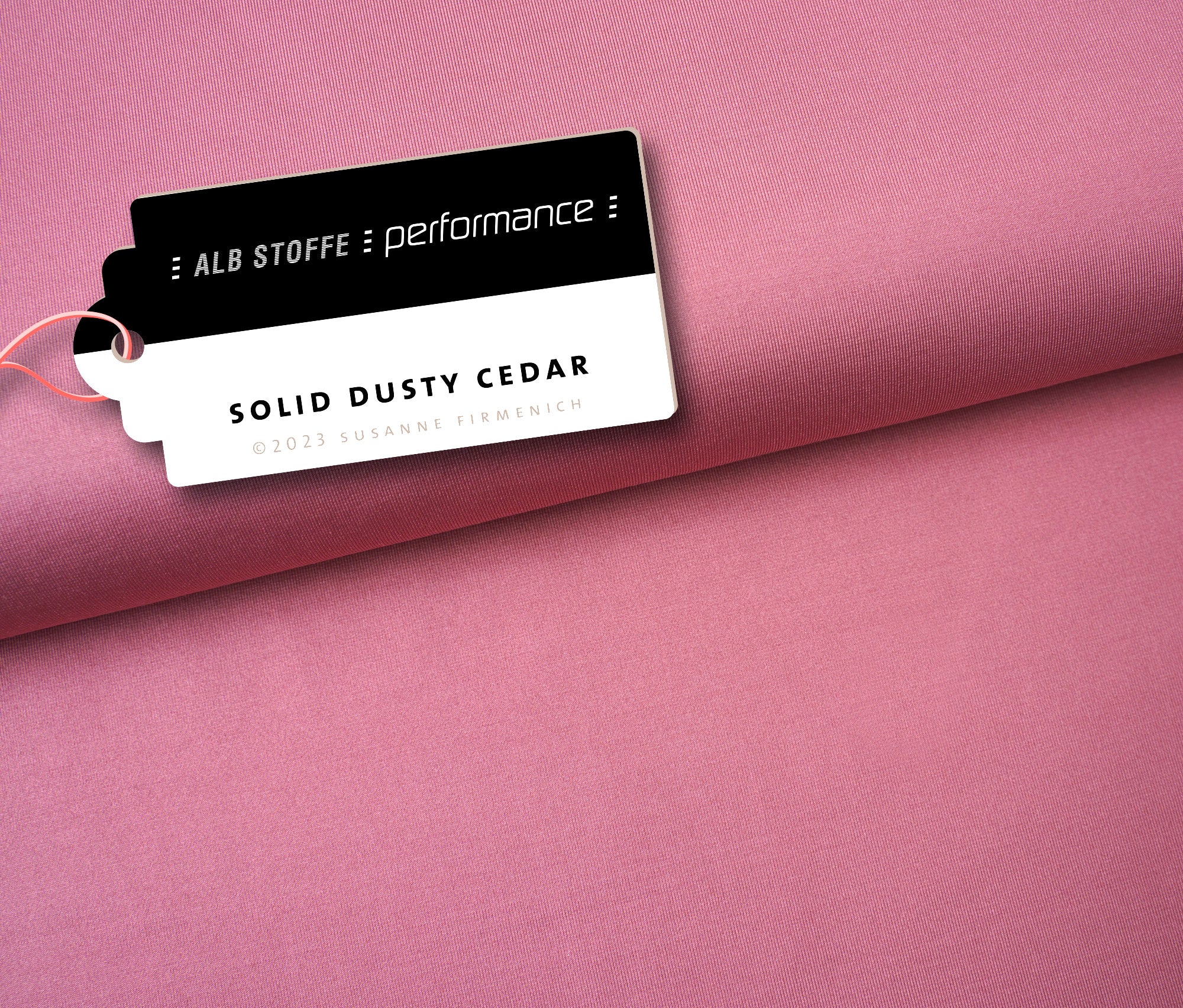 albstoffe-performance-solid-dusty-cedar-activewear-stoff-meterware image 1