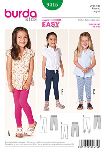 burda-kids-9415-m-dchen-leggings-gr-98-104-papierschnittmuster image 3