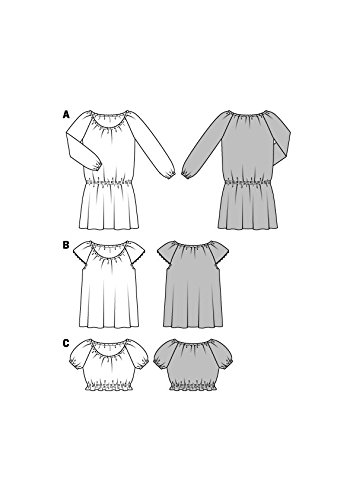 burda-style-burda-easy-papierschnittmuster-damen-sommerkleid-bluse-6684-gr-34-46 image 8