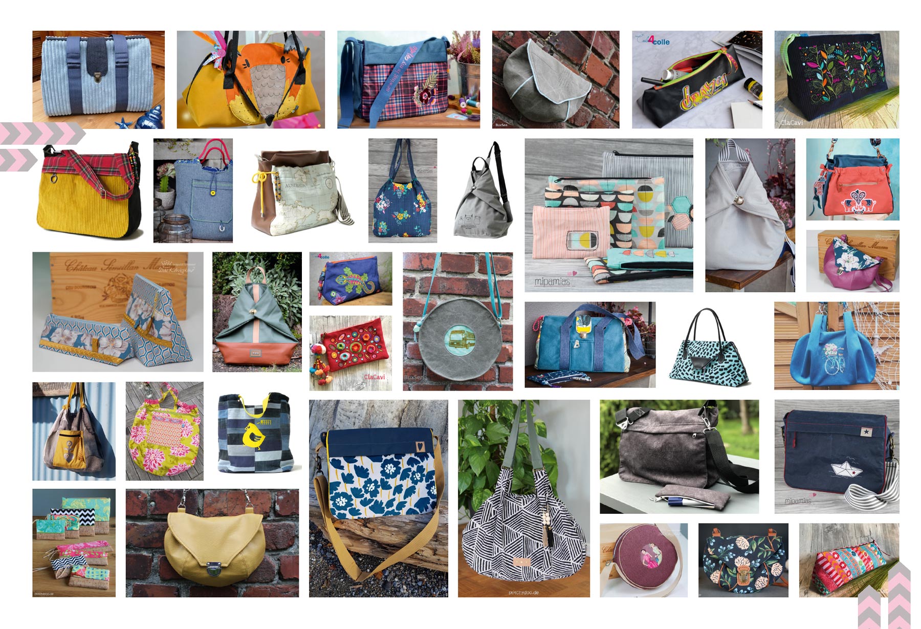 farbenmix-taschenspieler-5-cd-10-taschen-schnittmuster-mit-videoanleitung image 2