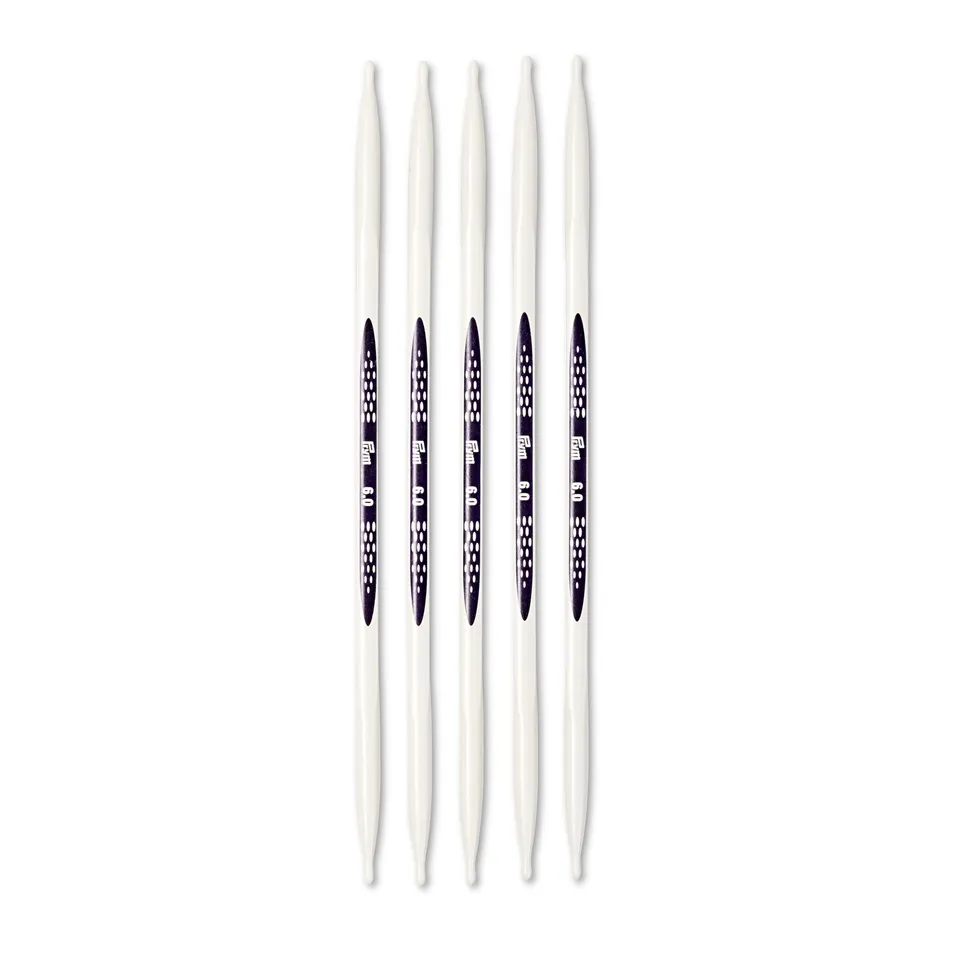 prym-prym-ergonomics-strumpfstricknadeln-6-mm-x-20-cm-5er-set-high-performance-k image 1