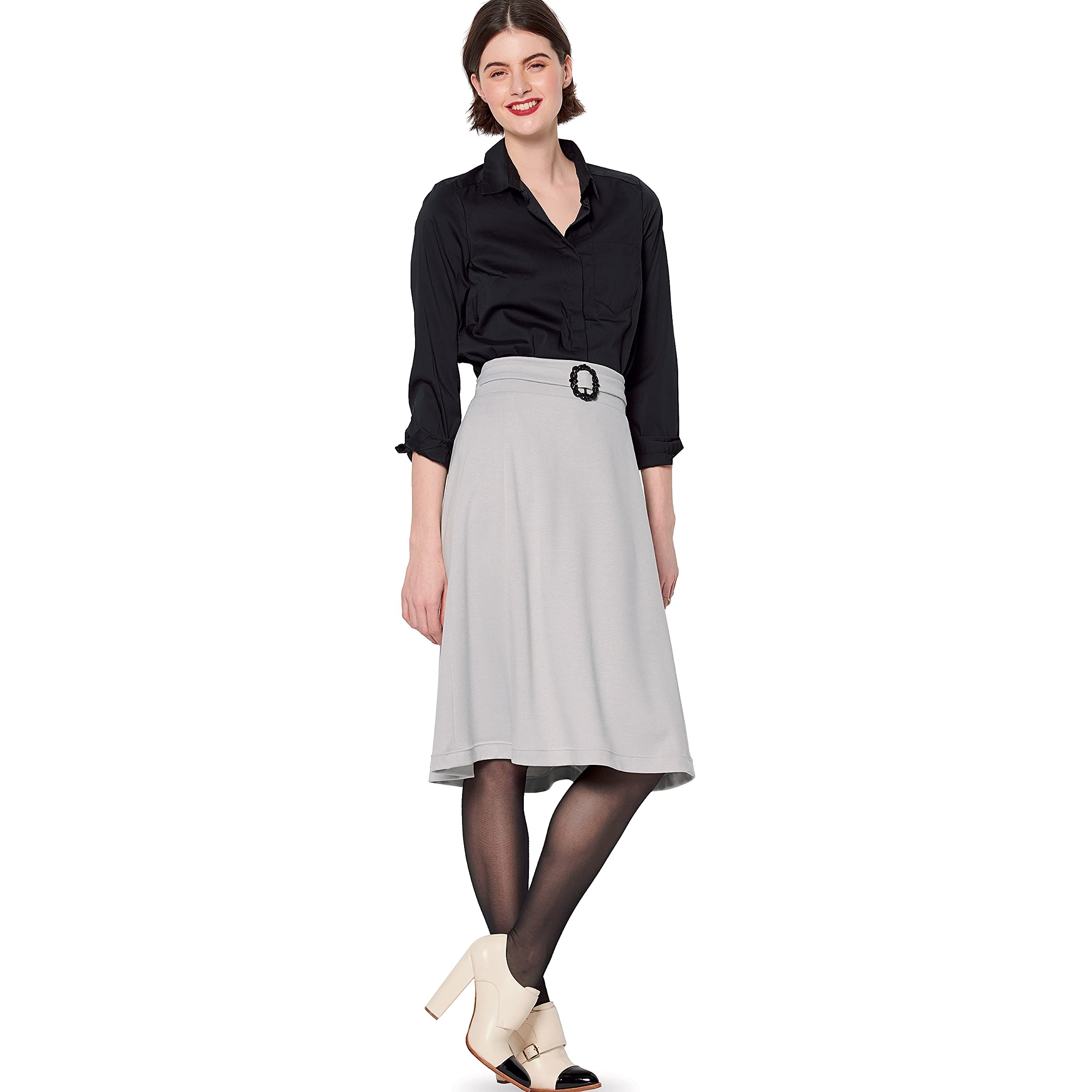 burda-style-6154-schnittmuster-damen-r-cke-lang-und-kurz-gr-34-44 image 3
