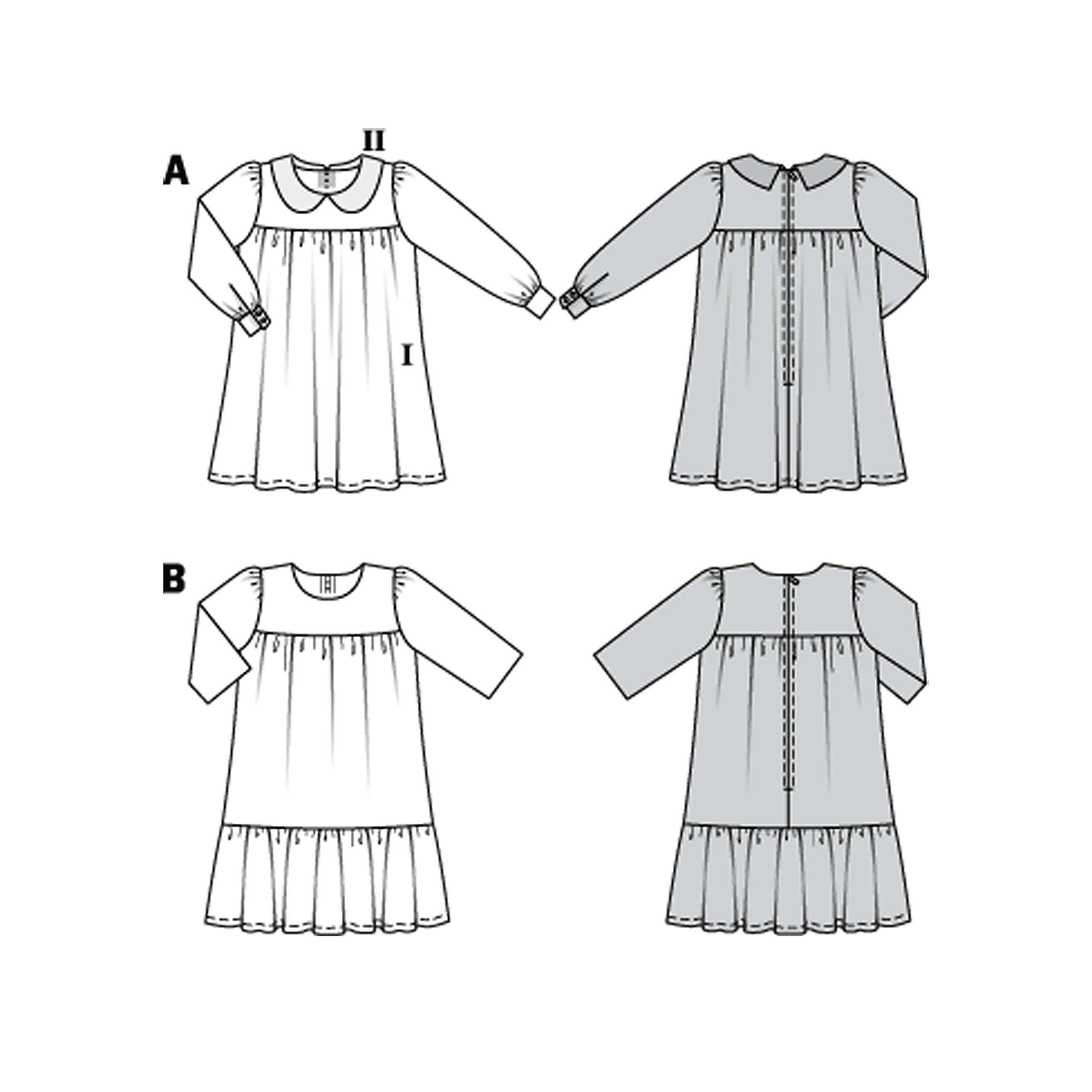 burda-style-kids-schnittmuster-9305-sommerkleid-m-dchen-gr-92-122 image 5