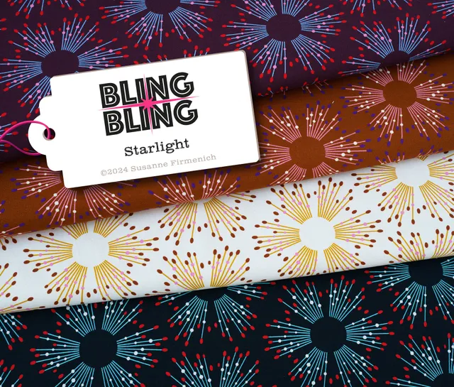 albstoffe-bling-bling-starlight-double-gauze-musselin-meterware image 1