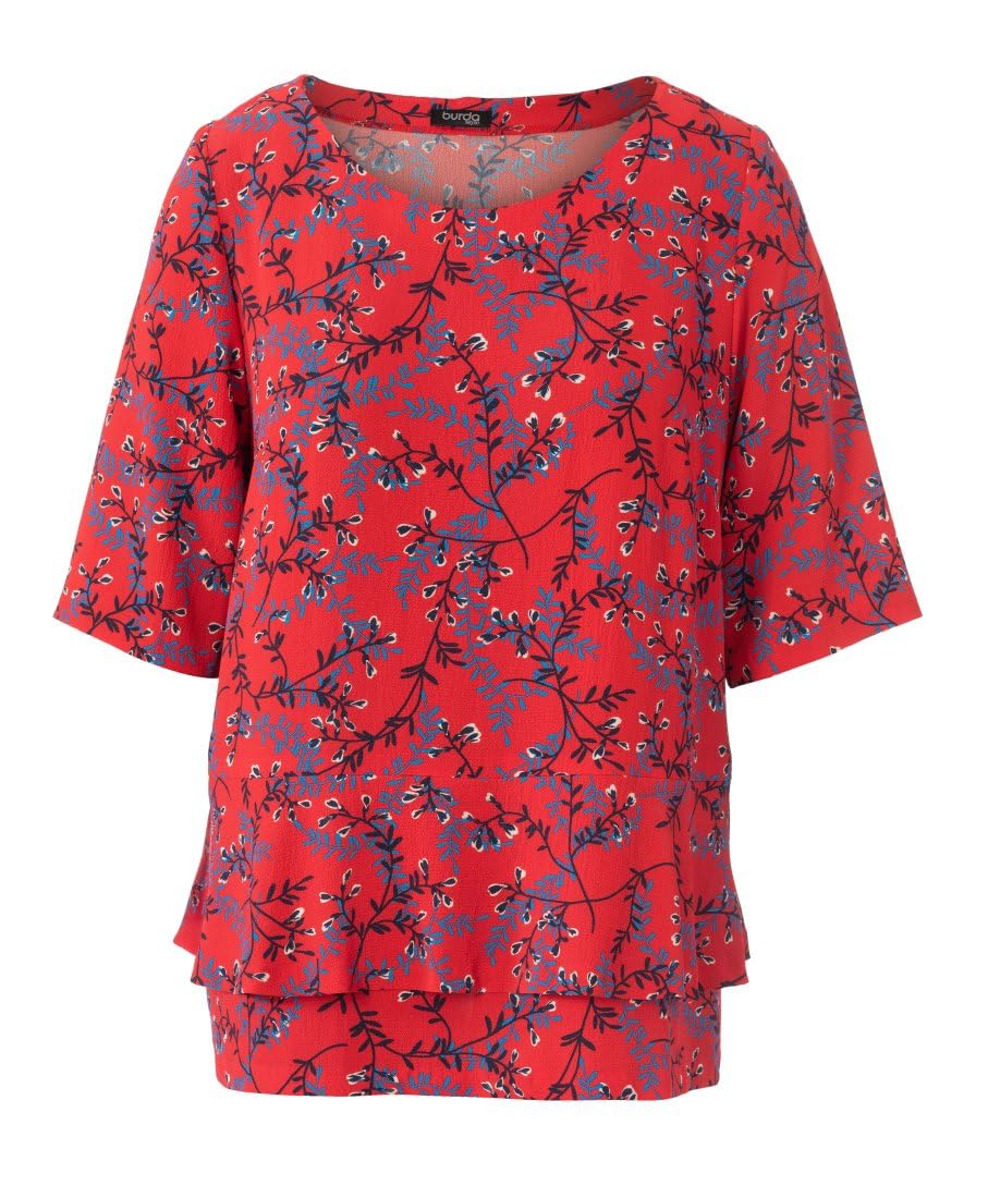 burda-style-6105-schnittmuster-bluse-damen-gr-44-54-level-2-leicht image 3