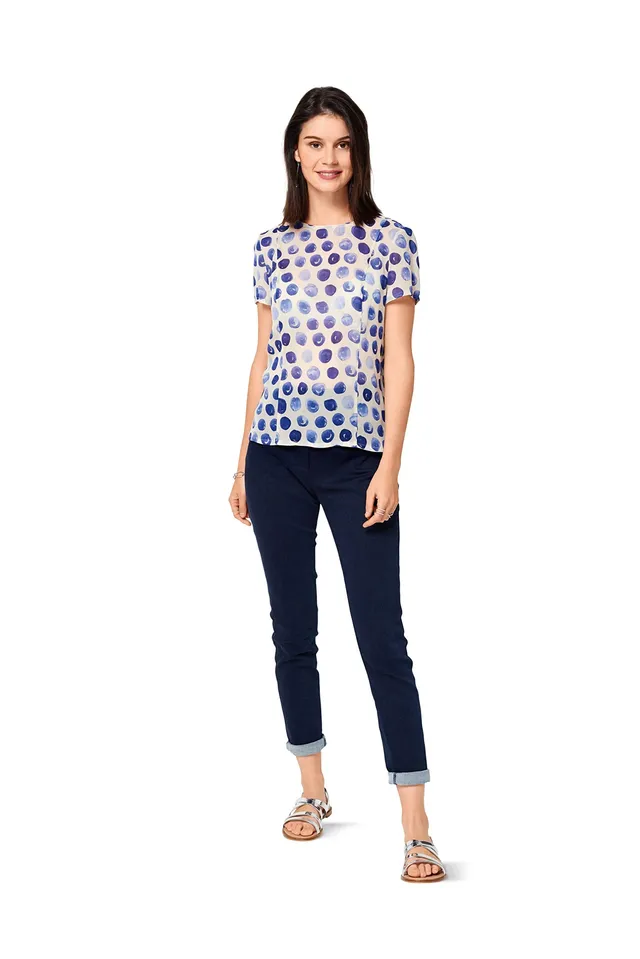 burda-style-6525-damen-top-und-bluse-gr-34-46-papierschnitt image 1