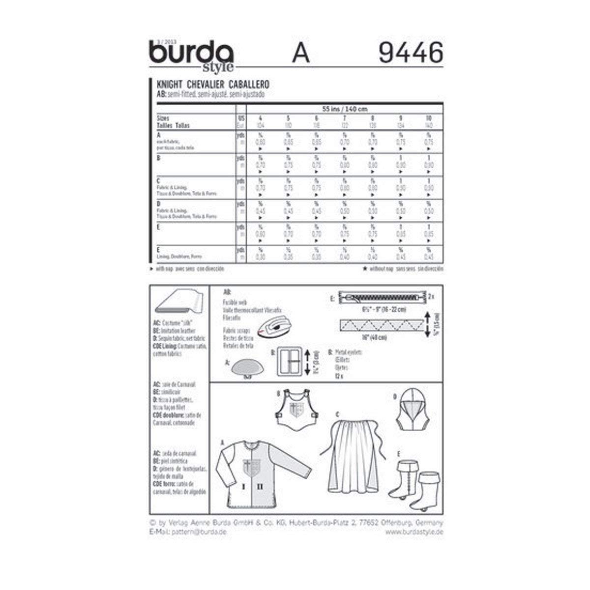 burda-style-kids-9446-ritter-kost-m-kinder-104-140-schnittmuster image 3