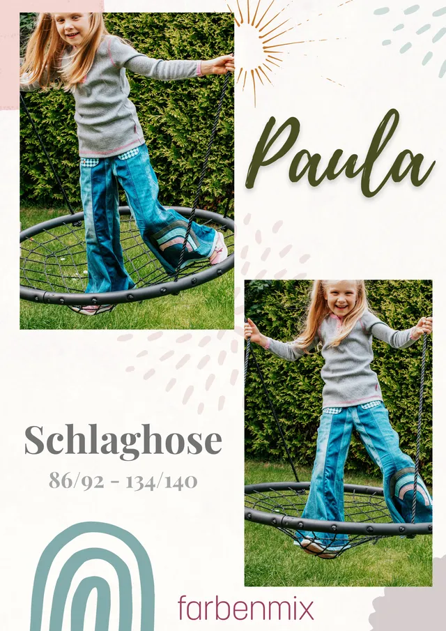 farbenmix-paula-schlaghose-schnittmuster-ebook-gr-86-140 image 1