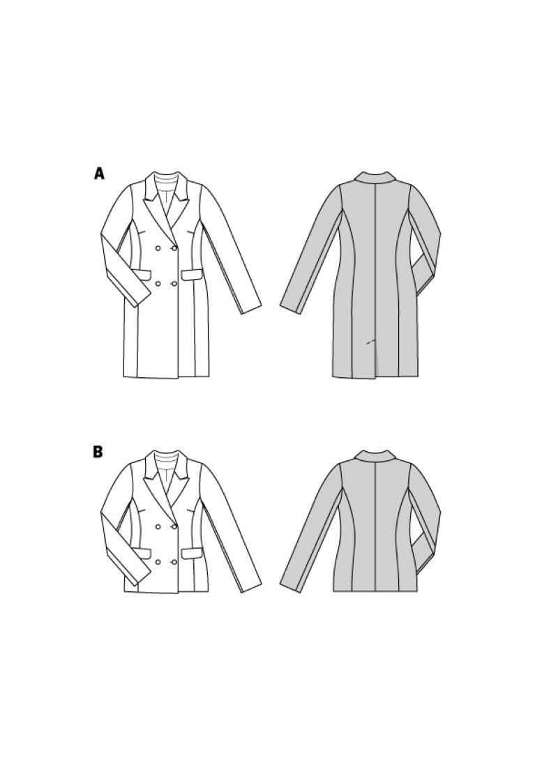 burda-style-6078-schnittmuster-blazerkleid-und-jacke-damen-gr-34-44 image 3