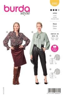 burda-style-6082-schnittmuster-damen-blusenvariationen-gr-34-44-mittel image 3