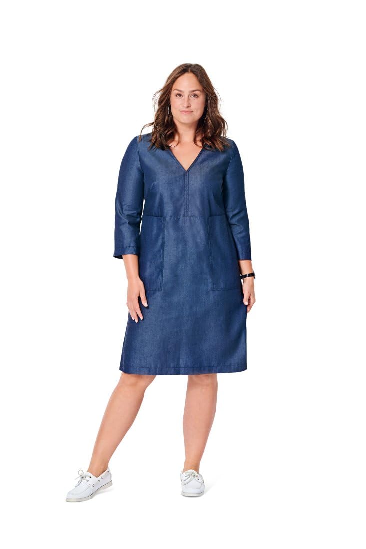 burda-style-katalog-schnittmuster-6036-kleider-damen-gr-44-54-leicht image 4