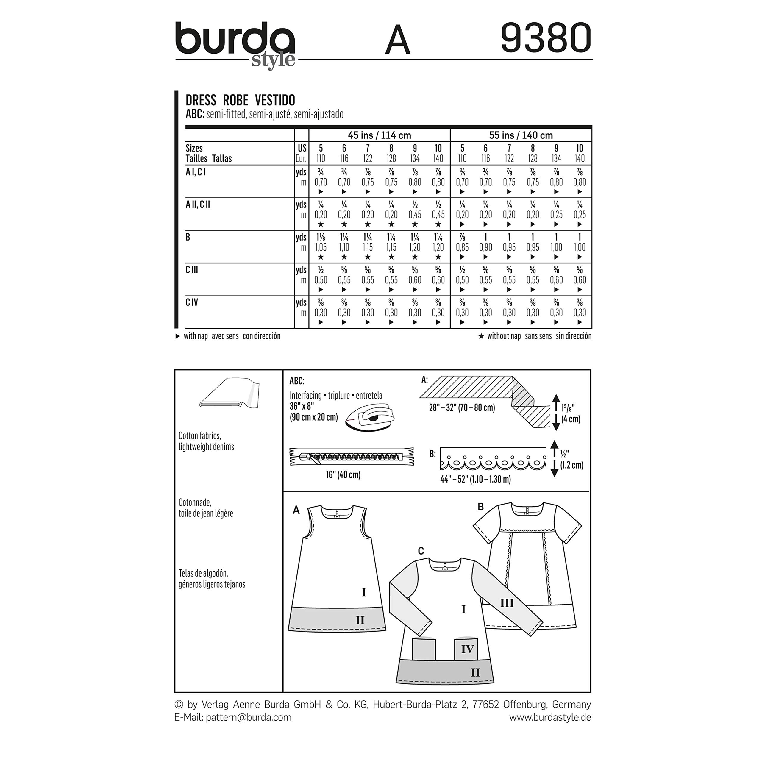 burda-kids-schnittmuster-9380-m-dchen-kleid-gr-110-140 image 2