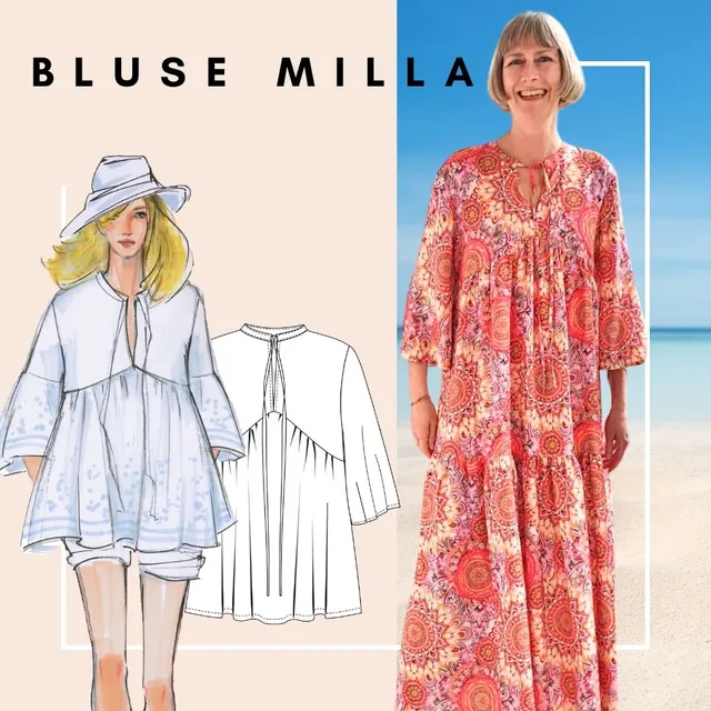 schnittmuster-berlin-boho-bluse-milla-ebook-mit-patternhack-zum-sommerkleid image 1