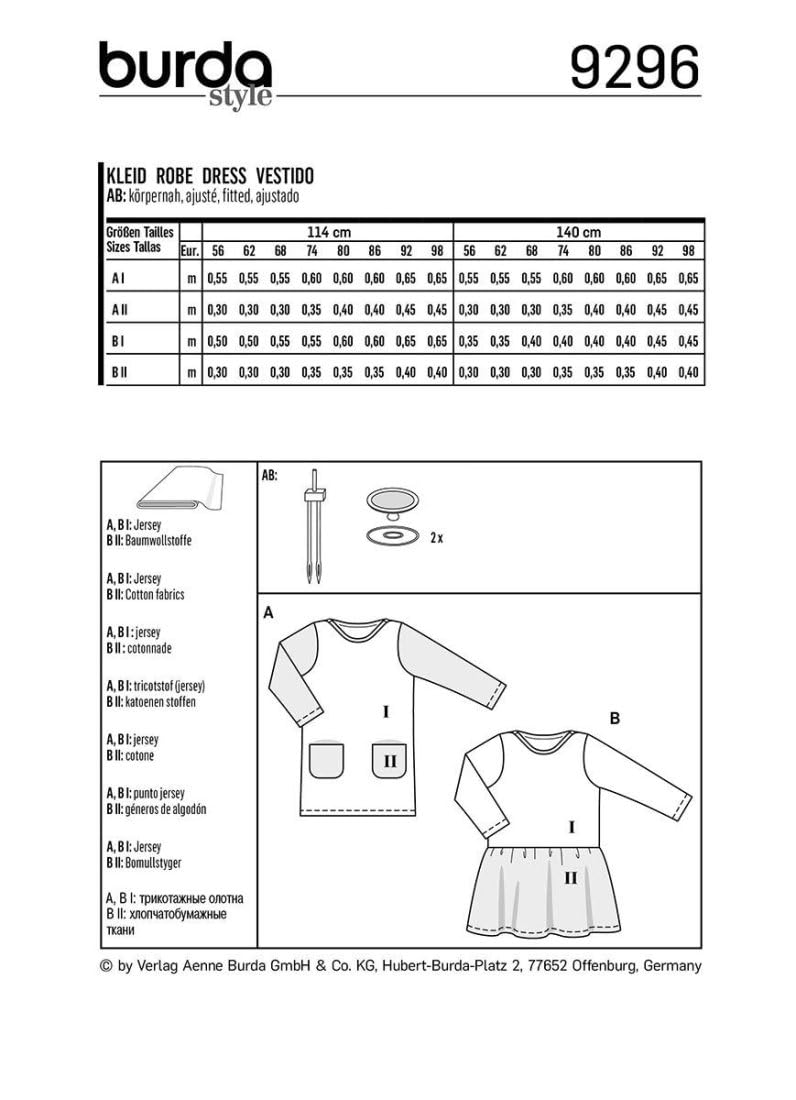 burda-9296-schnittmuster-baby-kleid-level-2-f-r-anf-nger image 2