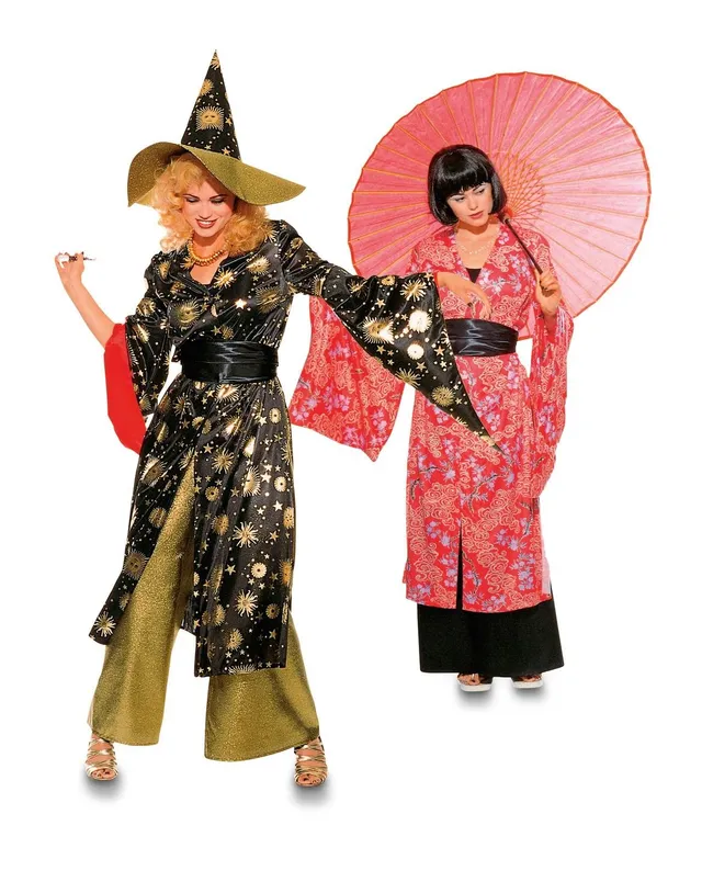 burda-style-3044-schnittmuster-kimono-hose-damen-36-46 image 1