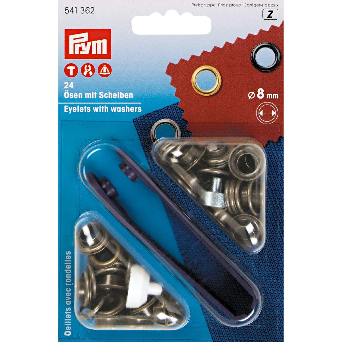 prym-sen-plus-unterlegscheiben-metall-antik-messing-8-mm-24-st-ck image 1