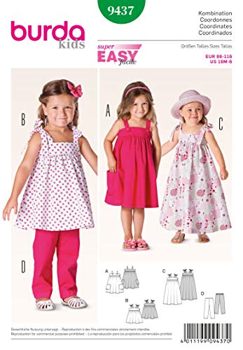 burda-9437-schnittmuster-m-dchen-tr-ger-kleid-und-hose-gr-98-104 image 3