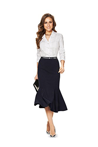 burda-style-6834-schnittmuster-damen-bahnenrock-volantrock-gr-36-46 image 5