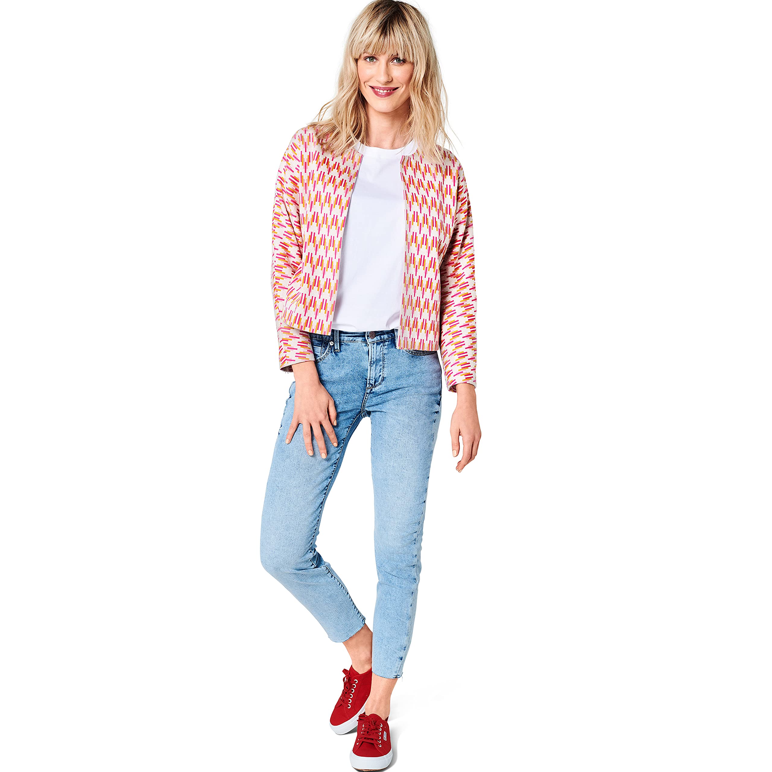 burda-style-easy-schnittmuster-damenjacke-kragenlos-gr-36-46 image 7