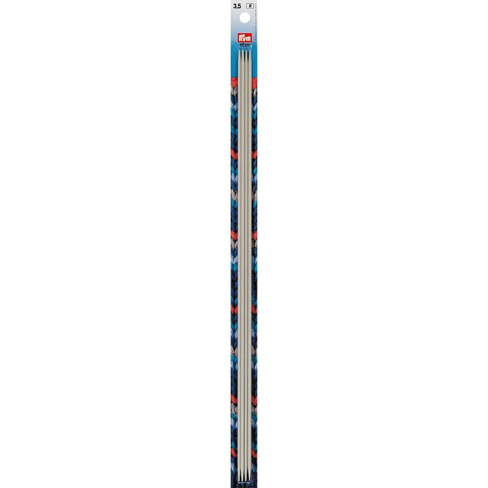 prym-191552-strumpfstricknadeln-alu-40-cm-3-5-mm-grau image 1