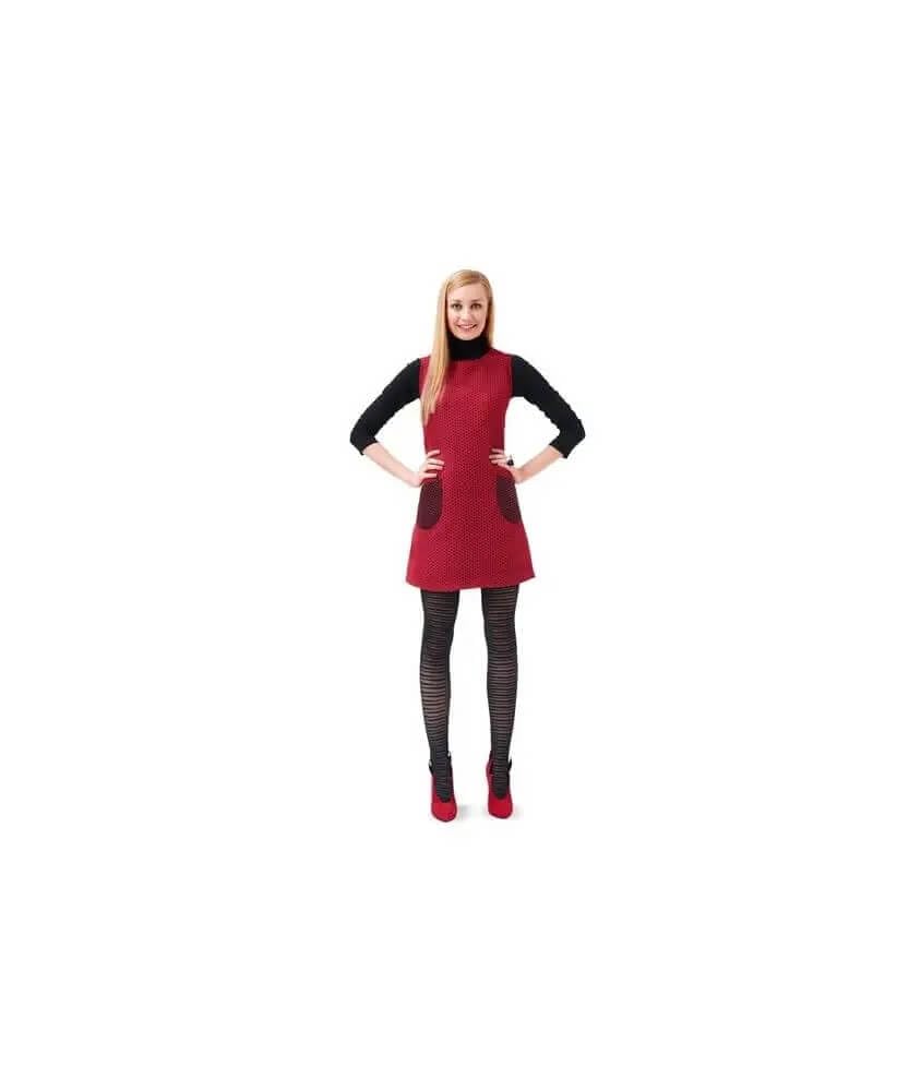 burda-6721-schnittmuster-damen-tr-gerkleid-ausgestellt-gr-34-44 image 3