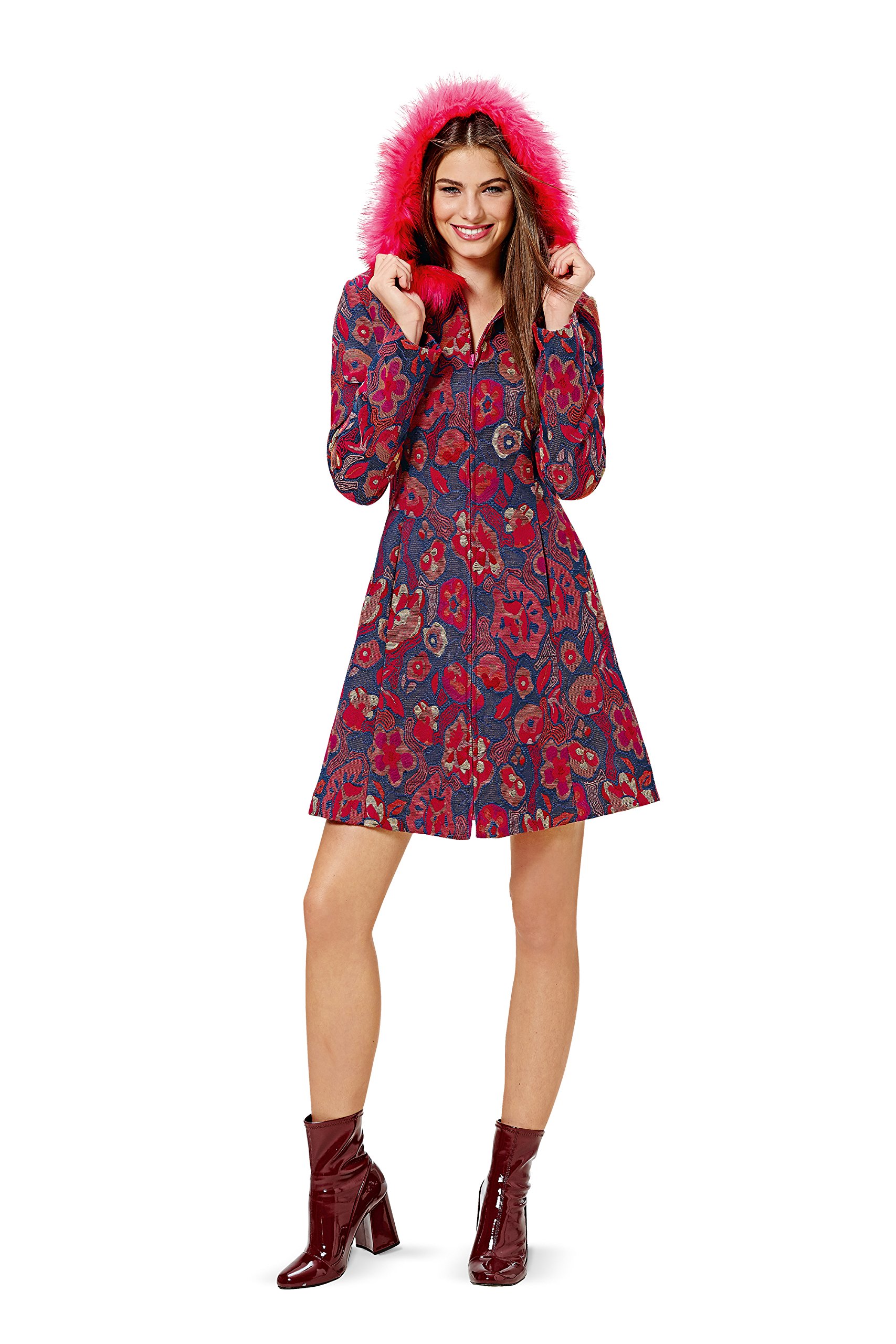burda-style-b6596-schnittmuster-mantel-jacke-mit-kapuze-damen image 3