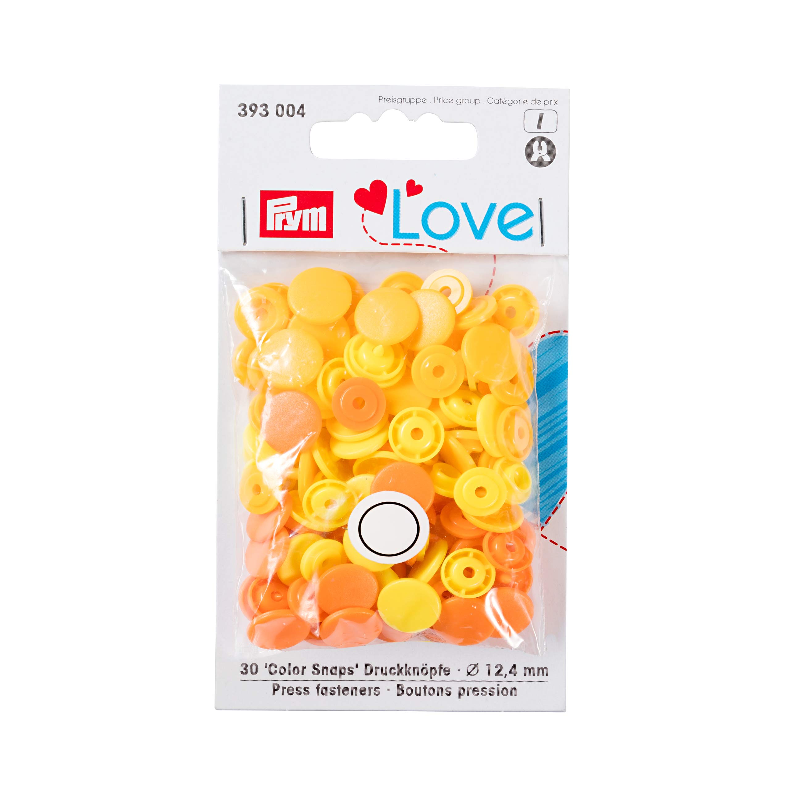 prym-love-color-snaps-druckkn-pfe-12-4-mm-gelb-polyester image 1
