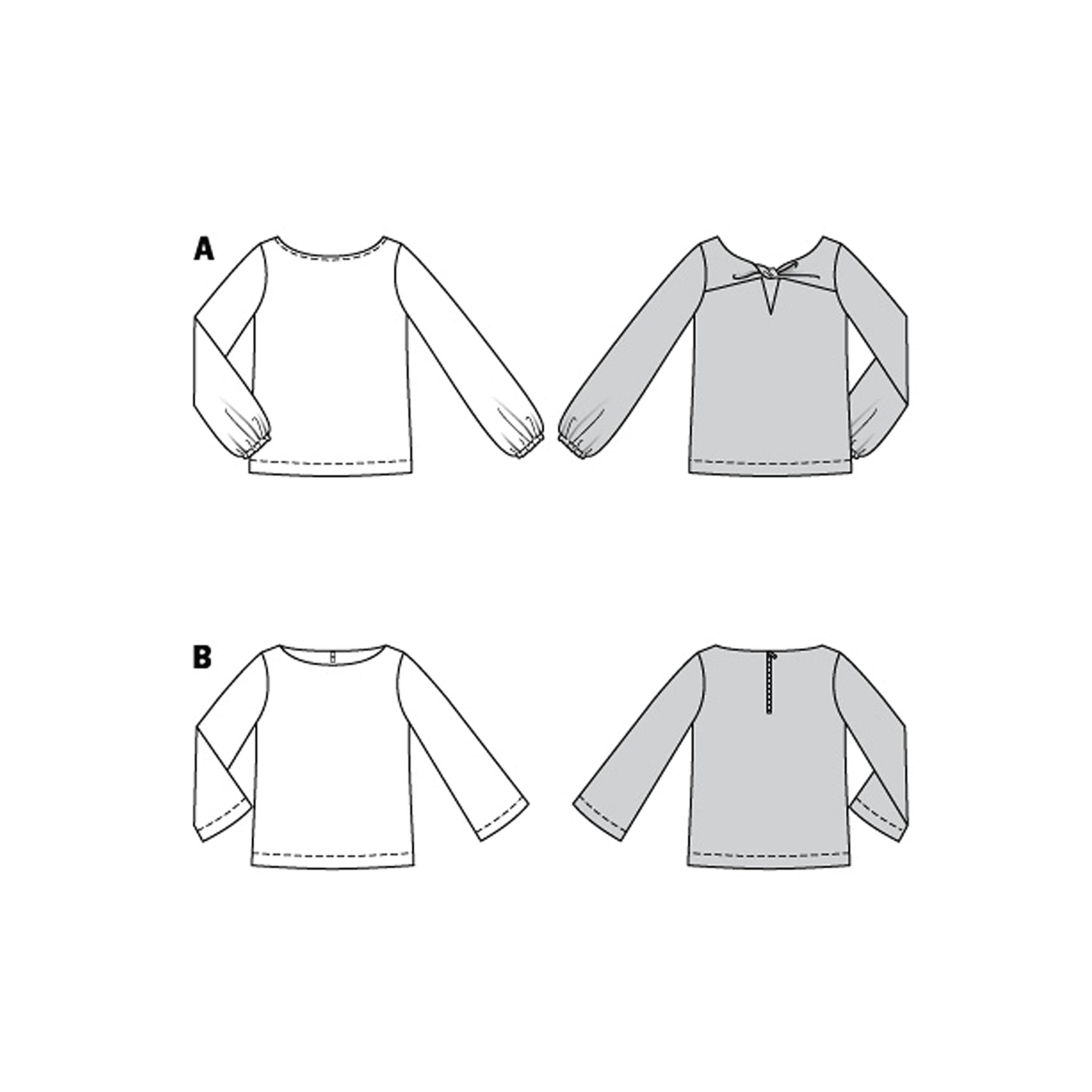 burda-style-schnittmuster-set-tops-2-hemden-damen-gr-34-44 image 7