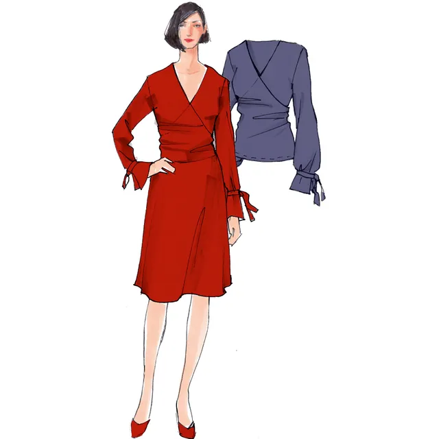 schnittmuster-berlin-kleid-rachel-schnittmuster-damenkleid-und-shirt-aus-jersey image 1