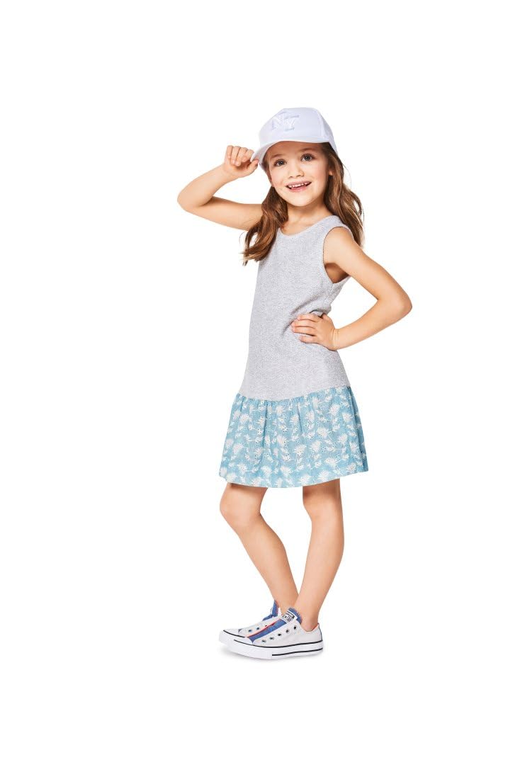 burda-kids-9341-schnittmuster-m-dchen-kleid-mit-volantrock-gr-92-122 image 2