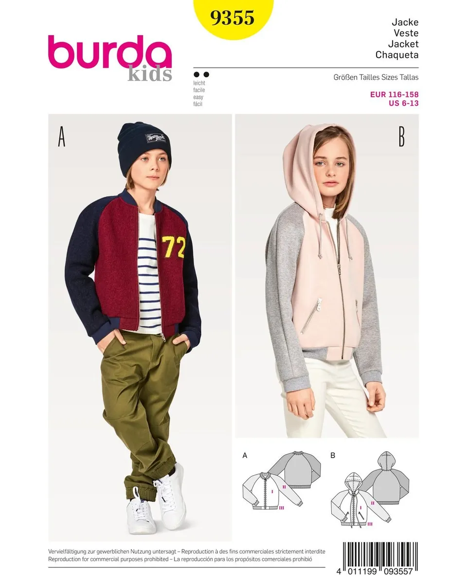 burda-style-schnittmuster-kids-9355-jacke-f-r-kinder image 1