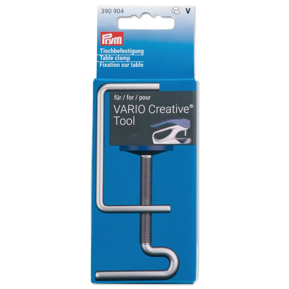 prym-390904-tischbefestigung-f-r-vario-creative-tool-silber image 1